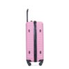 3 Piece Luggage Sets Lightweight Suitcase With Two Hooks, Spinner Wheels, Tsa Lock, (20/24/28) - Pink - Image 9