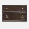 Traditional 5 Drawer Chest - Mahogany - Image 2