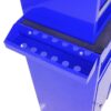 Rolling Tool Chest, 5 Drawer Tool Box Organizer With Lockable Wheels & Sliding Drawers & Detachable Top & Adjustable Shelf, Tool Storage Cabinet For Garage Workshop - Blue - Image 11