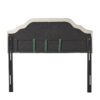 Charismatic - Queen & Full Size Headboard With Button Tufting And Nailhead Trim - Ivory - Image 8