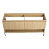 Modern Freestanding Bathroom Vanity With 4 Soft Close Cabinet Doors - Oak - Image 7