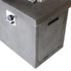 Propane / Gas Outdoor Fire Pit Table Durable Construction - Gray - Image 11