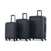 3 Piece Luggage Sets, Lightweight Suitcase With Two Hooks, Spinner Wheels, Tsa Lock, (20/24/28) - Black - Image 11