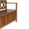 Amherst - Entryway Storage Bench - Light Avalon Brown - Image 5