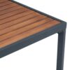 4 Piece L-Shaped Patio Wicker Outdoor 5 Seater Sectional Sofa Seating Group Conversation Sets With Side Table & Cushions - Dark Gray - Image 13