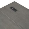 Queen Size Murphy Bed With Large Drawers - Brushed Gray - Image 10
