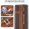 4 Piece Luggage Set Suitcase Set, Abs Hard Shell Lightweight Expandable Travel Luggage With 4 Packing Cubes, Tsa Lock, Spinner Wheels (16 / 20 / 24 / 28) - Brown - Image 2