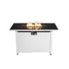 Rectangular Fire Pit With Frame - White - Image 3