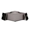 Avalon - Square Coffee Table Storage Ottoman - Cloud Gray - Image 3