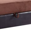 Upholstered Ottoman Elegant - Chocolate - Image 5