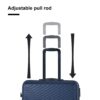 3 Piece Luggage Sets Lightweight Suitcase With Two Hooks, Spinner Wheels, Tsa Lock, (20/24/28) Navy - Image 25