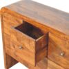 Darcy - 3 Over 3 Drawer Chest - Brown - Image 7