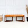 Riley - Bench - Brown / Rustic / Tan - Image 6