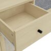 2 Door Shoe Cabinet With 1 Drawer, Freestanding Modern Shoe Storage Cabinet, For Entryway - Natural - Image 20