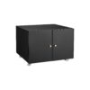 26" Office Furniture Copier Cabinet 2 Door Steel Copier Stand Mobile Pedestal File Printer Stand - Black - Image 12