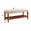 Charla - Bench - Beige - Image 5