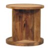 Close Knit Corner End Table - Oak - Image 4