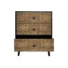3 Drawer Cabinet, Suitable For Bedroom - Black - Image 12