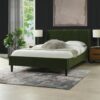 Aspen - Queen Vertical Tufted Modern Headboard Platform Bed Set - Olive Green - Image 17