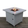Propane Fire Pit Table - Natural Whitewash - Image 3