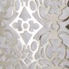 Ashland - Contemporary Floor Lamp Laser Cut - Polished Nickel / White - Image 4