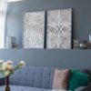 Leaf Shadow Box Wall Decor (Set of 2) - White / Gray - Image 11