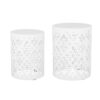Metal (Set of 2) End Table - White - Image 2