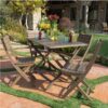 Positano - Foldable Dining Set - Gray - Image 21