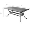 Rectangle Dining Table - Espresso Brown - Image 3