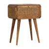 Mini Woven Nightstand - Oak - Image 3