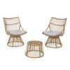 Elaine - Chair & Side Table - Light Brown - Image 10