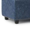 Hamilton - Storage Ottoman - Denim Blue - Image 6