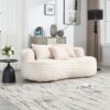 Bean Bag Sofa Lazy Sofa Comfort Lounger High Back Chair For Adults And Kids, Indoor & Outdoor - Beige - Image 9
