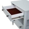 Open Nightstand With 2 Drawers - Light Blue - Image 4