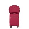 4 Piece Set (16/20/24/28), Softshell Suitcase Spinner Wheels Terylene Luggage Sets Carry On Suitcase Luggage Lightweight Durable Suitcase - Wine Red - Image 14