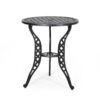 Bono Metal Bistro Set - Black - Image 13