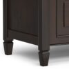 Connaught - Small Entryway Storage Bench - Chestnut - Image 4