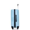 3 Piece Luggage Sets Lightweight Suitcase With Two Hooks, Spinner Wheels, (20/24/28) - Aqua Blue - Image 11