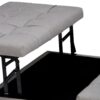 Harrison - Coffee Table Storage Ottoman - Dove Gray - Image 8
