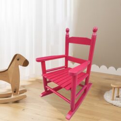 Children's Rocking Chair Indoor Or Outdoor, Suitable For Kids, Durable - Red