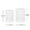 Metal (Set of 2) End Table - White - Image 5