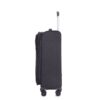 5 Piece Set (18/23/27/Travelbag /Toiletry Bag), Softshell Suitcase Spinner Wheels Terylene Polyester Luggage Sets Carry On Suitcase Luggage Lightweight Durable Suitcase - Black - Image 13