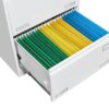 Filing Cabinet Lateral File Cabinet With Lock, 3 Drawer - White - Image 12