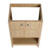 Modern Freestanding Bathroom Vanity With 2 Soft Closing Doors, Excluding Sink - Oak - Image 14