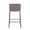Casper - Fixed Height Contemporary Counter Stool (Set of 2) - Black / Gray - Image 5