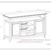 Amherst - TV Media Stand - Rustic Natural Aged Brown - Image 8