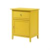Chic Transitional Nightstand - Yellow - Image 6