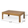Outdoor 4 Seater Acacia Wood Chat Set With Wicker Accents And Cushions - Teak / Mixed Brown / Beige - Image 7
