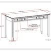 Amherst - Desk - Distressed Gray - Image 10