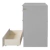 Full Size Murphy Bed With Large Drawers, Space Saving Design - Gray - Image 5